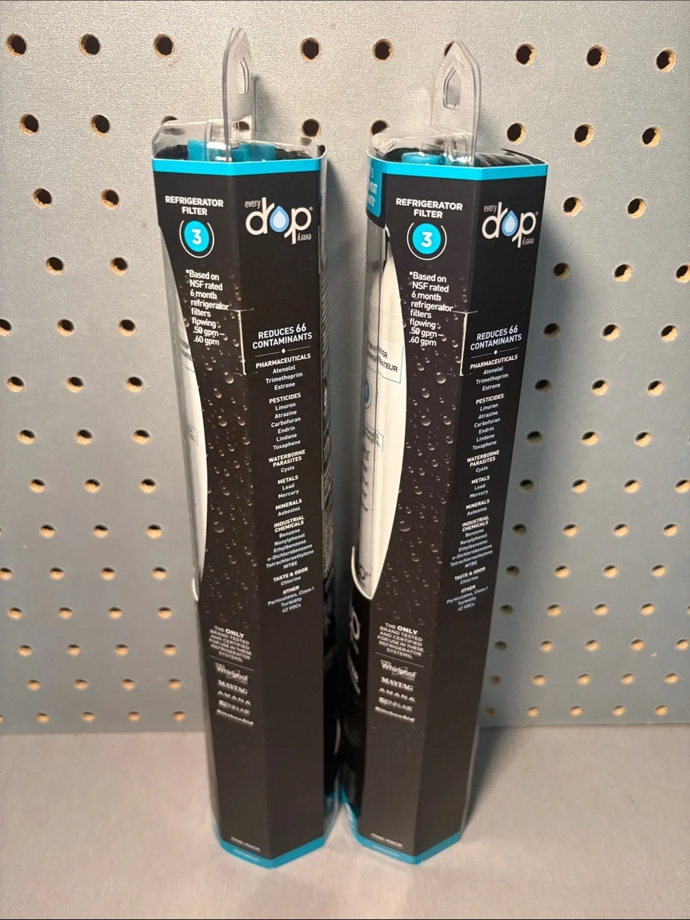 Everydrop EDR3RXD1 Ice Water Refrigerator Filter 3 NEW x2 Whirlpool Maytag Jenn